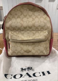 COACH シグネチャー バックパック ピンクのサムネイル