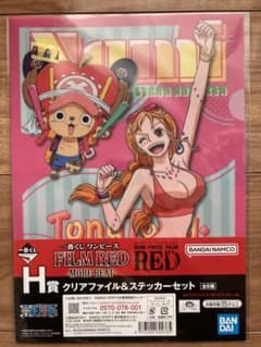 ONE PIECE FILM RED 클리어 파일 & 스티커 세트