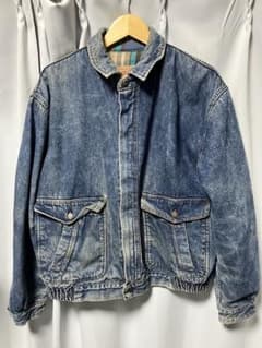 Levi's 80s デカタグ デニムハリントンジャケット　Gジャン Levi's 80s デカタグ デニムハリントンジャケット Gジャン - メルカリ