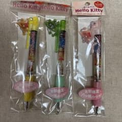 レア】ご当地キティちゃん ボールペン 八ツ橋 京都限定 平成レトロ 3本
