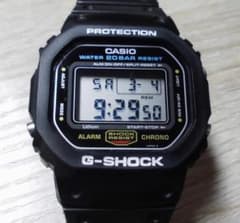 極レア カシオ Gショック DW-5600C-1 シリアル付裏蓋 ベゼル未使用 
