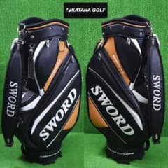 【カタナゴルフ】SWORD キャディバッグ ゴルフバッグ SWORD/KATANA GOLF キャディバッグ9型【ブラック】美品！ - メルカリ