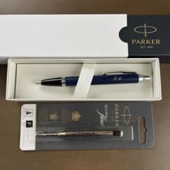 PARKER ボールペン ネイビー 名入れ T.Mのサムネイル