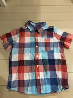 半袖チェックシャツ 半袖シャツ kidsのサムネイル