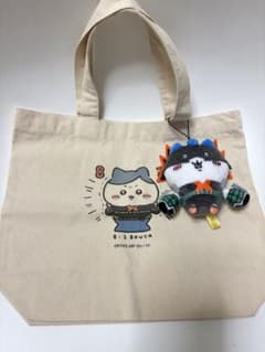 ちいかわ×ヒロアカ トートバッグ マスコットキーホルダー 爆豪 ハチワレ ちいかわ×ヒロアカ トートバッグ マスコットキーホルダー 爆豪