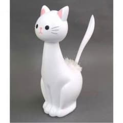 ねこのスタンド＆モップ白のサムネイル