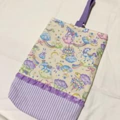 上靴袋 上履き入れ シューズバッグ ハンドメイドのサムネイル