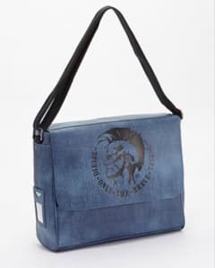 DIESEL ブレイブマン Y2K ブルーショルダー(メッセンジャー)バッグ