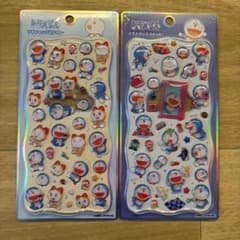 【正規品】カミオジャパン　プチドロップステッカー ドラえもん 2枚セットのサムネイル