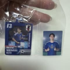 【最終値下げ！アクリルチャームおまけ:堂安】中村敬斗レプリカユニサッカー日本代表 新品 中村敬斗 だれでもアクリルチャームDX サッカー日本代表ver