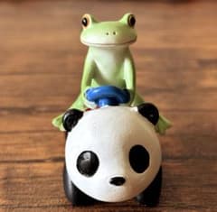 コポー パンダカー ミニ チュアダイカイ パンダ ディスプレイ カエルのサムネイル