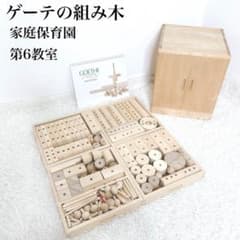 家庭保育園　ゲーテの組み木 ✨廃盤・希少✨ ゲーテの組み木 家庭保育園 第6教室 扉箱付き - メルカリ