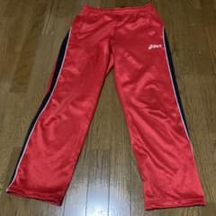 ASICS ジャージパンツ レッドのサムネイル
