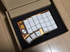 オレンジ】 Cornix LP無線分割キーボード - メルカリ