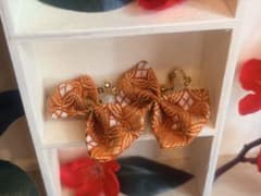 帯から生まれたリボンイヤリング Ribbon Earrings from obiのサムネイル