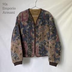 90s Emporio Armani】corduroy boa jacket - メルカリ