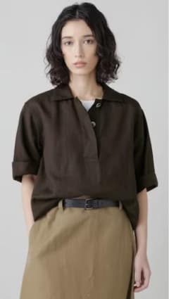 美品【マーガレットハウエル】春夏 リネンブラウスのサムネイル