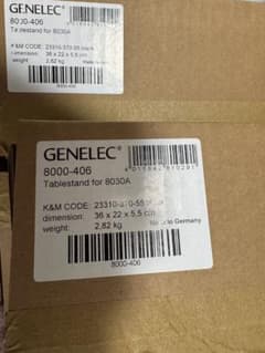 K&M 23310 GENELECスピーカースタンド - メルカリ