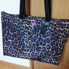 超美品♡コーチ　マザーズバック　トートバック　　バイオレットのサムネイル