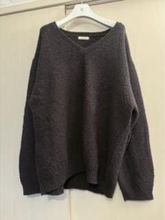 Vainl Archive ダークグレー Vネックセーター - メルカリ