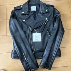 todayful ライダースジャケット　ラム　36のサムネイル