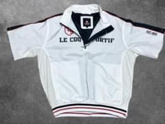 [値下げ]ルコックLE COQ SPORTIF 半袖ブルゾンLサイズゴルフウェアのサムネイル