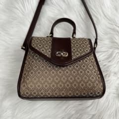 MOUSSY MONOGRAM MINI SHOULDER バッグ ブラウンのサムネイル