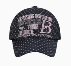 BAUF B LOGO ボールキャップ ドットネイビーのサムネイル