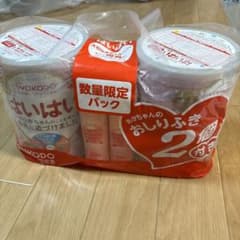 和光堂　  粉ミルク　はいはい　大缶810g 2缶＋おしり拭きのサムネイル