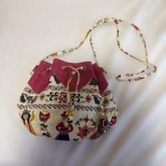 新品☆未使用【元町・神戸】ハンドメイド バッグ 本革 ポーチ バッグ 