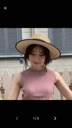 ドノバン　麦わらカンカン帽子　美品のサムネイル