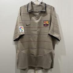 V*u様 FCバルセロナ ユニフォーム 04-05 アウェイ ベージュ Lサイズ V*u様 FCバルセロナ ユニフォーム 04-05 アウェイ ベージュ Lサイズ