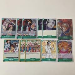 ONE PIECE カードゲーム 緑デッキ　パーツのサムネイル