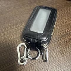 ダブルファスナー キーケース ブラックのサムネイル