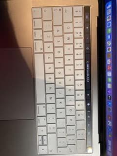 MacBook Pro EUR UK キーボードカバー白のサムネイル