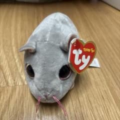 Ty Teeny Tys グレーのマウスぬいぐるみのサムネイル