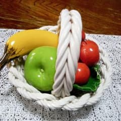 イタリア陶器製フルーツバスケット - メルカリ