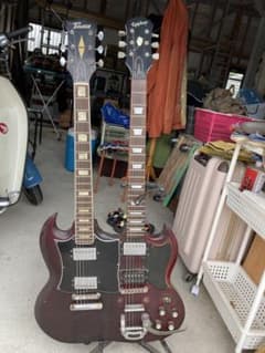 値下げしました。Teisco Epiphone ダブルネック エレキギター SG 値下げしました。Teisco Epiphone ダブルネック エレキギター SG