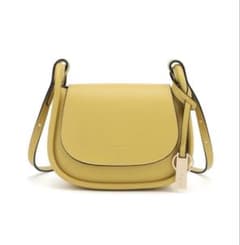 ungrid ｜キーリング付 ショルダーバッグ イエロー