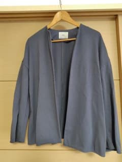IENA イエナ ツイルジャージノーカラーブルゾン チャコールグレー 36のサムネイル