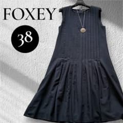 フォクシー　FOXEY デイジーリン　ワンピース　ネイビー　夏　涼しい フォクシー FOXEY デイジーリン ワンピース ネイビー 夏 涼しい - メルカリ