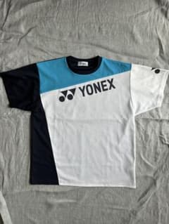 YONEX 半袖シャツ Mサイズ ネイビー ブルー ホワイト - メルカリ