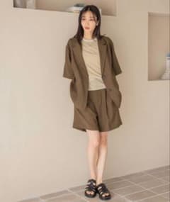 【美品】LOWRYS FARM ブラウン セットアップのサムネイル