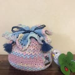 Reiko婆〜ゃハンドメイド巾着袋⑨号★リトルプリンセス❤️のサムネイル