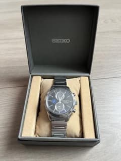 値下【箱付き極美品】SEIKO クロノグラフ 腕時計　v172-0ap0 日本製 値下【箱付き極美品】SEIKO クロノグラフ 腕時計 v172-0ap0 日本製