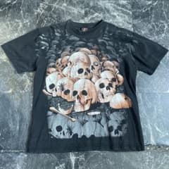 THUNDER スカルプリント Tシャツ XXL - メルカリ