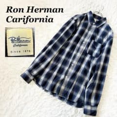 RHC ロンハーマン オンブレチェックシャツ レーヨン40% 綿60% - メルカリ