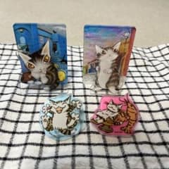 猫のダヤン　わちふぃーるど　クリップ4点セットのサムネイル