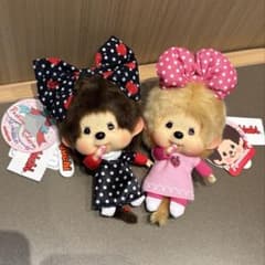 セット】香港限定 顔デカモンチッチ リボン Monchhichi かわいい