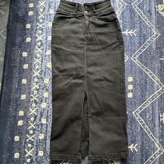 AZUL BY MOUSSY ブラックデニム タイトスカート Sのサムネイル